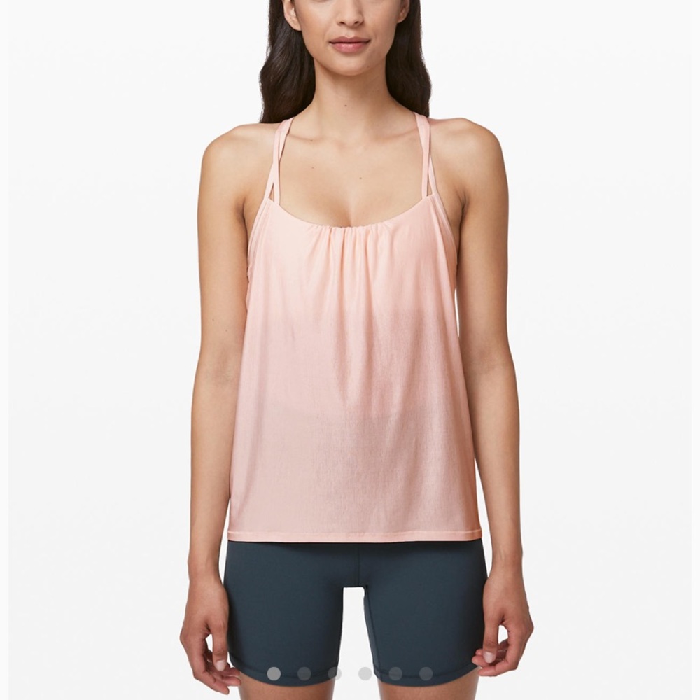 Lululemon Green open back tank